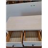Image 5 : *White Wooden Dresser -63'' x 19.5 x 37.5'' As Is CANNOT SHIP