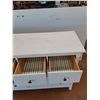 Image 6 : *White Wooden Dresser -63'' x 19.5 x 37.5'' As Is CANNOT SHIP