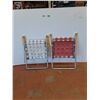 Image 6 : **(2) Vintage Foldable Outdoor Chairs - As Is  -  PICK UP