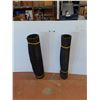 Image 1 : *(2) Black Mats Approx 70' x 40'', 80'' x 40'' - As Is CANNOT SHIP