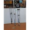 Image 1 : *(3) Pairs Of Crutches  -  PICK UP