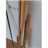 Image 3 : * (12) Various Sizes Wood Dowels, Hatchet Handle (14" Long), Green Garden Stake  - CANNOT SHIP