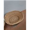 Image 2 : * (2) Wicker Oval Baskets - 28" x 21" x12 - CANNOT SHIP
