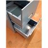 Image 2 : * Blue Two-Drawer Filing Cabinet - CANNOT SHIP