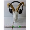 Image 1 : Hanging Wall Goat Decor and Beats Solo Corded Headphones