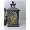 Image 2 : (2) Outdoor Lanterns Battery Powered -  PICK UP