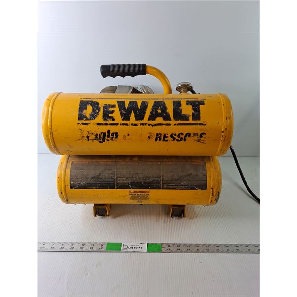 Dewalt Air Compressor - Turns On As Is -  PICK UP
