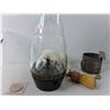 Image 2 : Wedding Drink Flask With Bride and Groom MusicBox, Coin, Brush, Clear Plastic Tote, Other