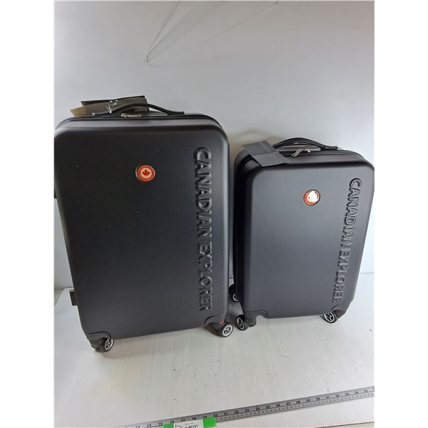 (2) Canada Explorer Suitcase  - As Is CANNOT SHIP
