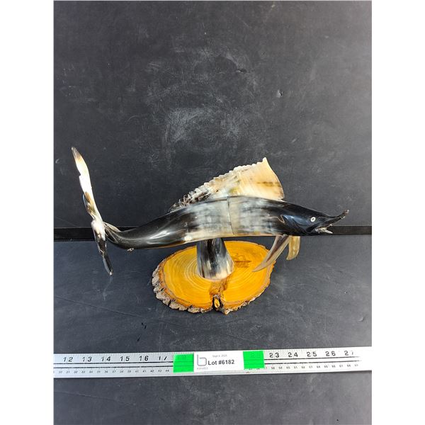 Horn Fish Sculpture - Pick Up Preferred