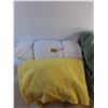 Image 2 : (2) Blankets, Mattress Protector- 75" x 65"