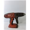 Image 2 : (2) Battery Powered Hilti Power Drill One Includeds Stable Grip Attachment UNTESTED AS IS