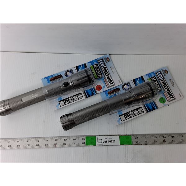(2) LED Flashlight 2350 Lumens Packaged