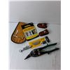 Image 3 : Misc Utility Lot - Carbon Steel Clipper, Various Lights, Utility Pouches, Blades, Other