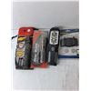 Image 2 : Misc Utility Lot - (4) Misc Lights, Carbon Steel Clippers, Razor Mini Knife, Mini Shears