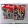 Image 1 : (2) 3 Clipper Packages Carbon Steel Aviation Snip Clipper Set