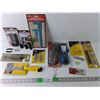 Image 1 : Misc Utility Lot - Misc Lights, Linoleum Knife, Battery Tester, Other