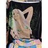 Image 1 : Winnie the Pooh Blanket & Black Blanket With Lady On It