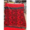Image 2 : Red And Black Quilt  & Canadian Redcross Blanket- Has Rips