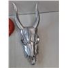 Image 2 : Plastic Bull Head Wall Mount, Skull Decoration & Orange County Chopper Clock