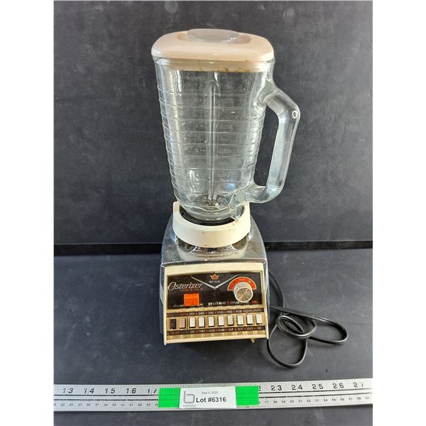 Vintage Osterizer Touch N Pulse Blender - Powers On, As Is