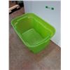 Image 2 : **Plastic Storage Tote - 26" x 16" x 13", Cannot Ship