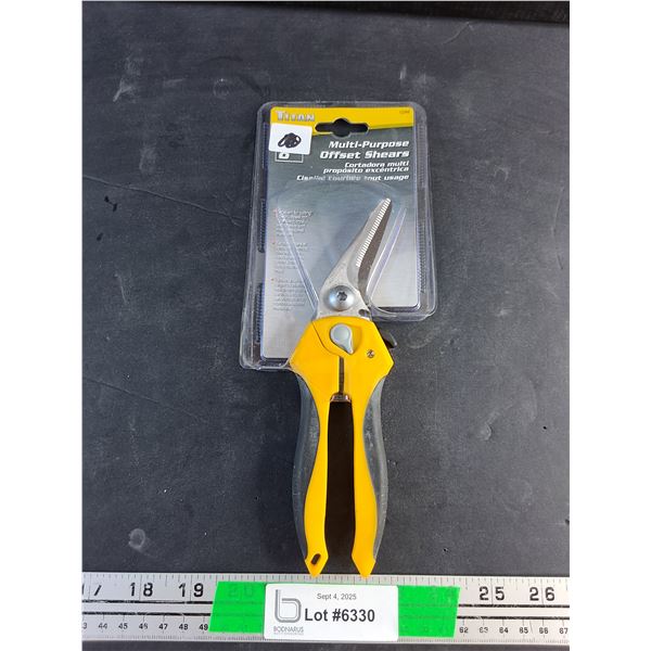 Titan Multi Purpose Offset Shears - New
