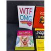 Image 2 : (4) Books - Dads Guide to Pregnancy for Dummies, The Encyclopedia of Immaturity, WTF to OMG