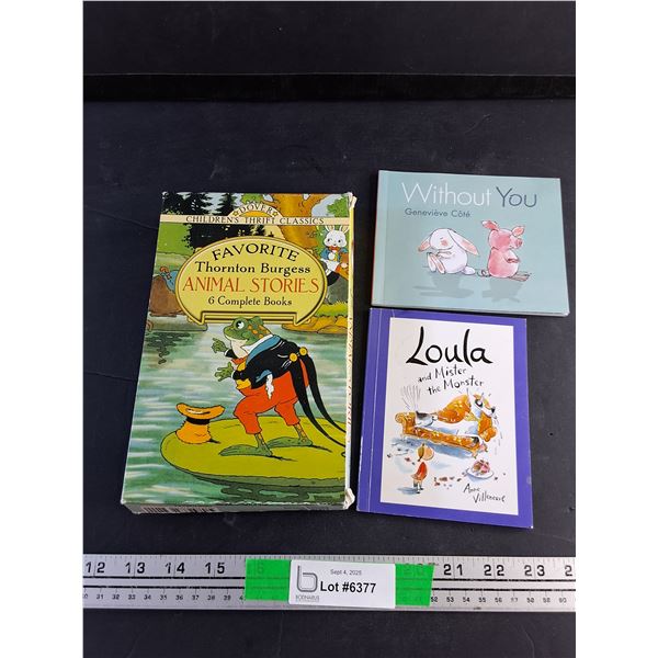 Kids Books - Animal Stories, Without You, Loula and The Mister The Monster