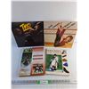 Image 1 : (2)  Vinyl Records - Jane Fondas Workout, TKO, (2) Horse Riding Books