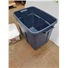 Image 3 : **(2) Plastic Storage Totes - 21" x 15" x 16", Cannot Ship