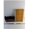 Image 1 : Wooden Bread Cutting Board with Crumb Catcher, Planter