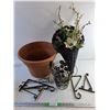 Image 1 : *Planters, Brackets, Artificial Bouquet Decor - Pickup Preferred