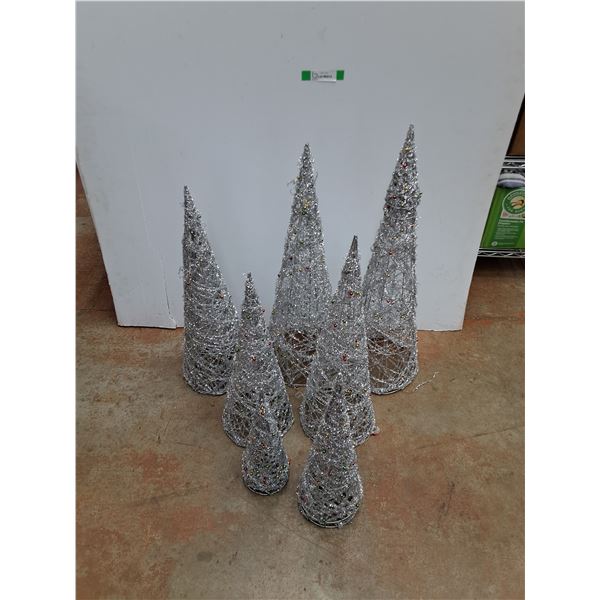 Wire Cone Christmas Trees - Cannot Ship