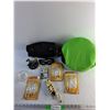 Image 1 : Harley Davidson Bag, Light Bulbs, Hulk Figure, Cable Connectors, Misc