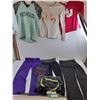 Image 1 : (8) Various Kids Clothes, Pants up to Kids L, (3) Medium Shirts, Misc