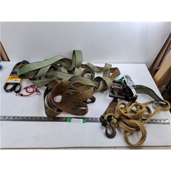 Continental New Motor Belt 4060822, (2) Ratchet Strap Locks, 15.5′ Strap, 32′ Stra