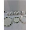 Image 3 : (6) Plates up to 9″, Steelite, Holiday Joy, (6) Mugs Corelle