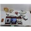 Image 1 : (3) Haunted Canada Novels, Mini 4″ Etch-a-Sketch, Led Light Bar Works, Misc