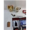 Image 3 : (3) Haunted Canada Novels, Mini 4″ Etch-a-Sketch, Led Light Bar Works, Misc
