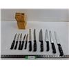 Image 1 : (11) Various Knives, Faberware, Everyday Essentials, Misc, Knife Holder