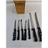 Image 3 : (11) Various Knives, Faberware, Everyday Essentials, Misc, Knife Holder