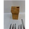 Image 4 : (11) Various Knives, Faberware, Everyday Essentials, Misc, Knife Holder