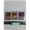 Image 1 : (3) Holographic Charizard Pokemon Cards CANNOT AUTHENTICATE