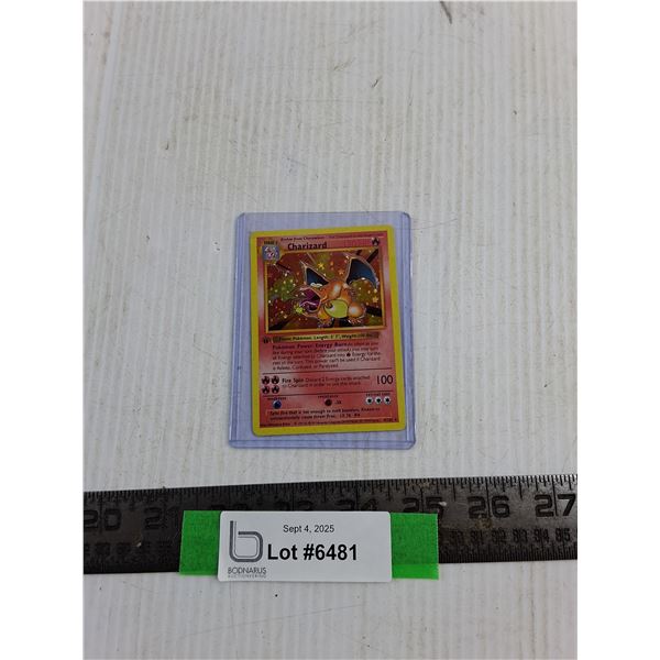 Pokemon Holographic Charizard CANNOT AUTHENTICATE