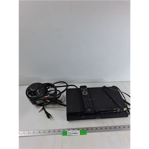 Coleman Quick Pump, Philips Blue Ray Disc Player - As Is