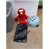 Image 2 : *Elmo Plush Toy, Plastic Storage Tote, Honda Odyssey Floor Mat, Bicycle Helmet, Cannot Ship Tote