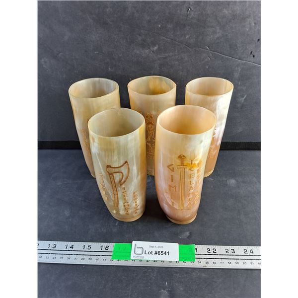 (5) Horn Cups