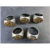 Image 2 : (5) Seal Rings - Size 10