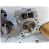 Image 4 : (2) OHV 4 Stroke Cylinder Heads, Oval Air Intake Filter